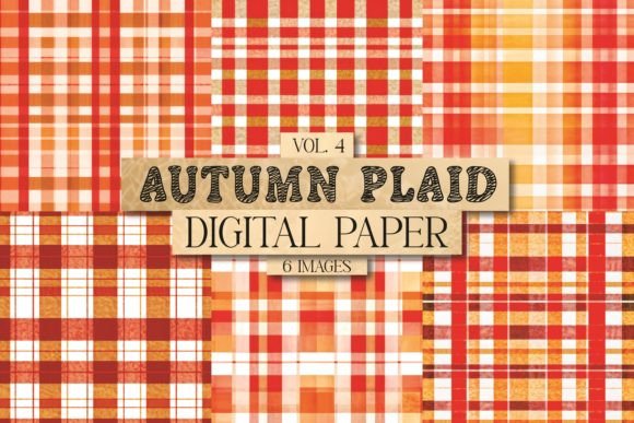 Download Autumn Plaid Digital Paper Vol. 4 - Premium Resources